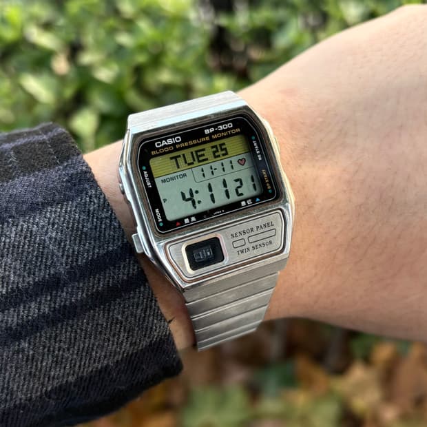 80s 카시오 BP-300 빈티지 시계