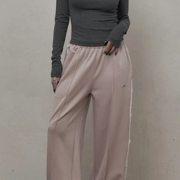 Lace Track Pants (pink)