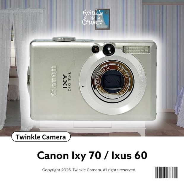 Canon ixy 캐논 익시 70 (익서스 60)