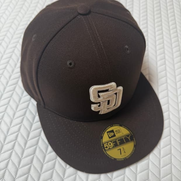 스냅백 뉴에라 MLB 어센틱 샌디에이고 파드리스 얼 트 브라운(커스텀)