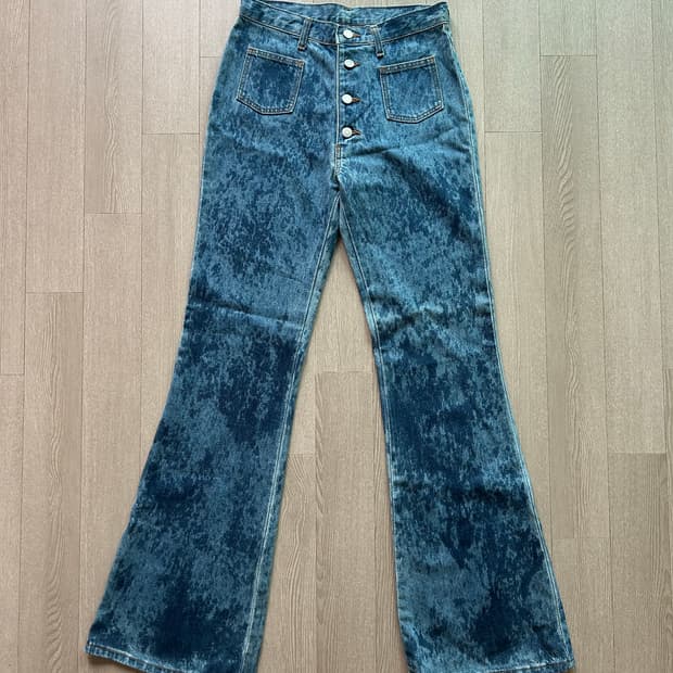 wrangler 일제 버튼플라이 부츠컷 데님