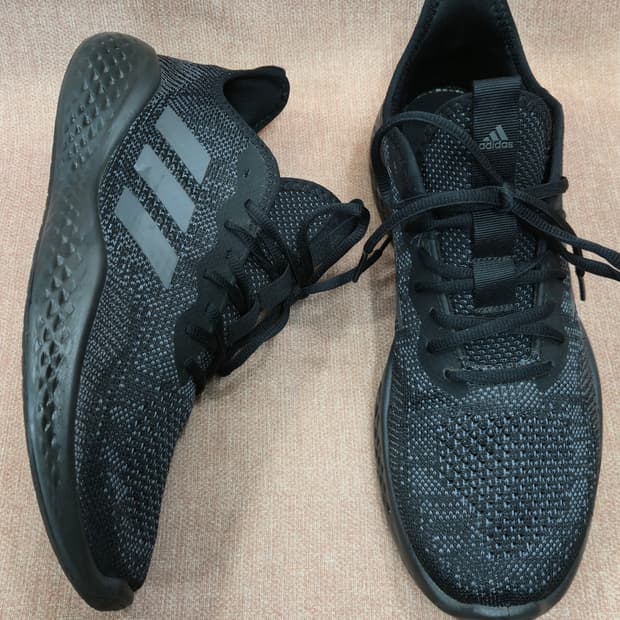 아디다스 290mm- 플루이드플로우 바운스 러닝화 코어 블랙/그레이   