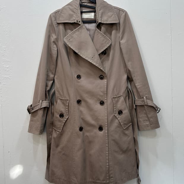 [55-66] 제시뉴욕 베이지 트렌치코트 여성 66사이즈