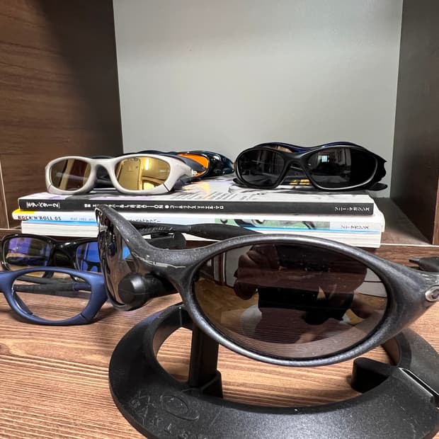 Oakley Eye Jacket 1.0 Charcoal/Silver 
