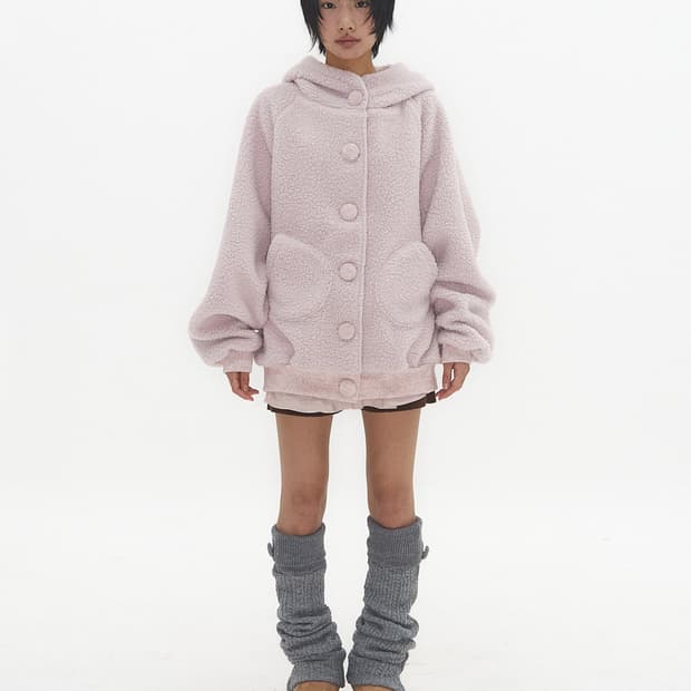 익스파이드걸 자켓 misty pink