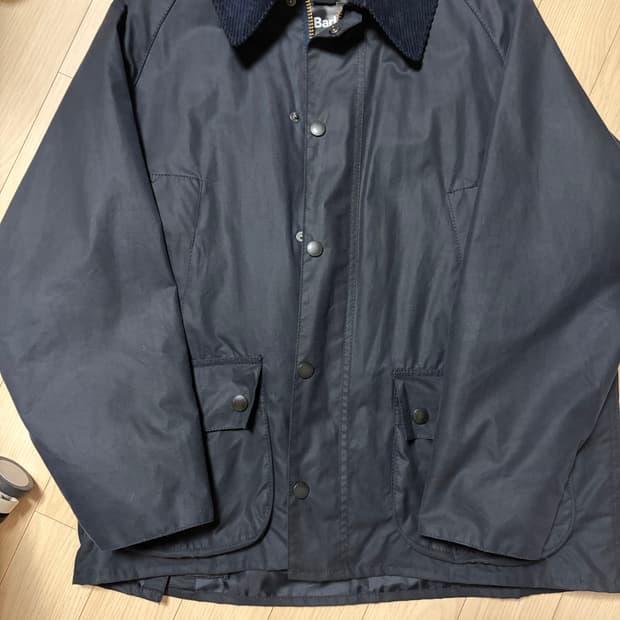 [40] 바버 비데일 왁스 자켓 네이비 40사이즈
