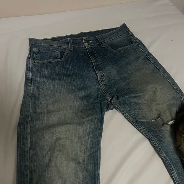 Levi’s 샌드워싱 스트레이트핏 데님팬츠