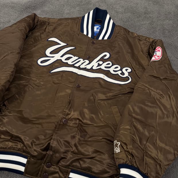 [정품/L] 스타터 뉴욕양키스 스타디움 바시티 자켓