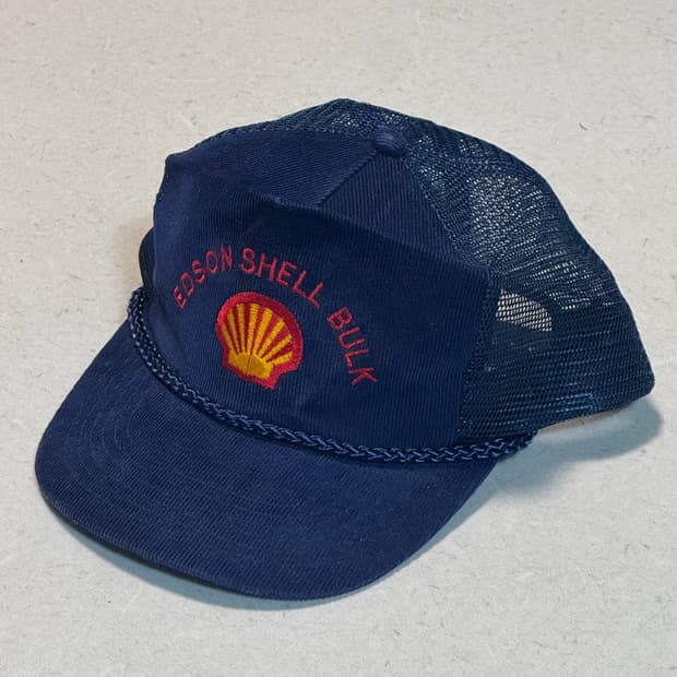 A.j.m. 빈티지 코듀로이 자수 패치 트러커 캡 모자