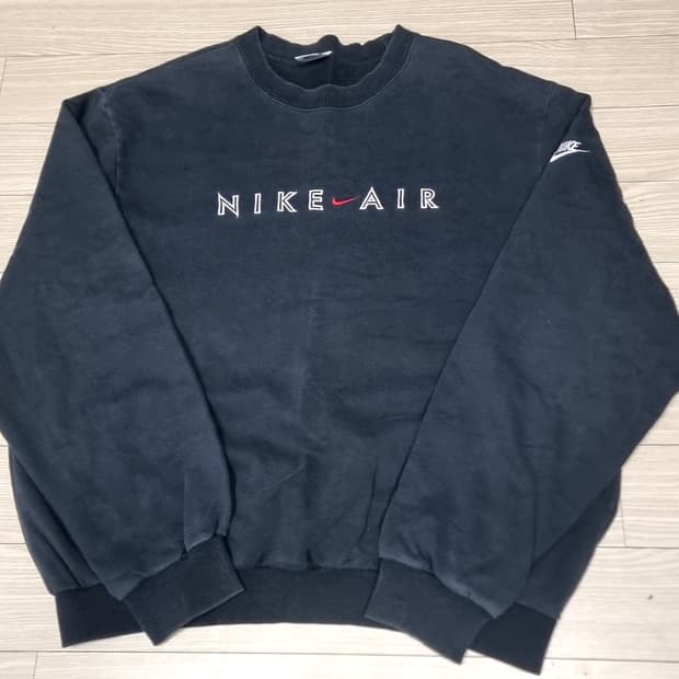 80-90s 국내제작 나이키 에어 맨투맨 네이비 빈티지(105)