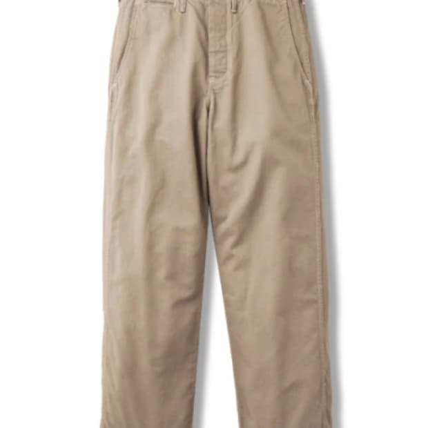풀카운트 1201 US ARMY 치노 와이드 스트레이트 핏 트라우저 36