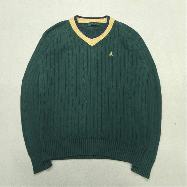 빈폴 케이블 니트 100