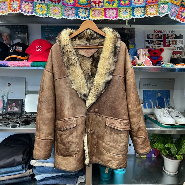 Blackcobra Real Shearling Coat