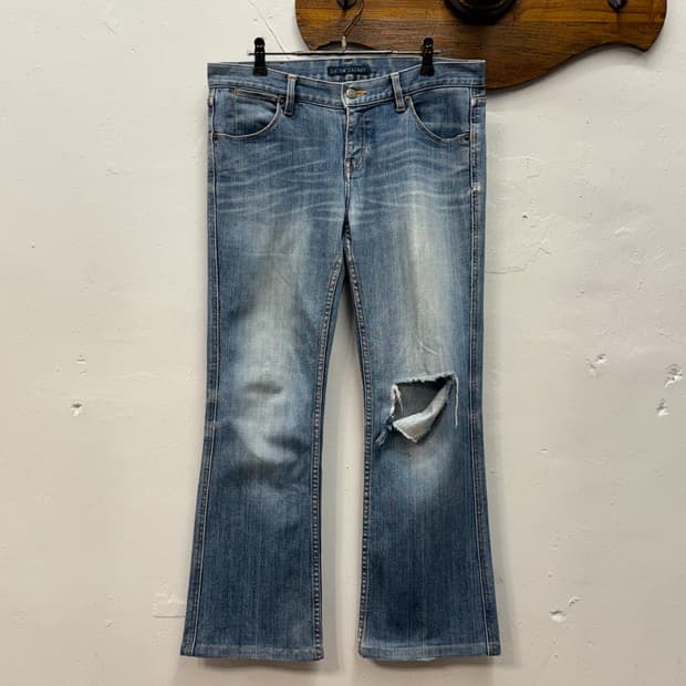 Ralph Lauren Dungarees Distressed Bootcu