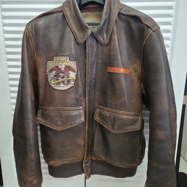 [50주년 한정판/25SS] 아비렉스 A-2 앤티크 럼 40사이즈