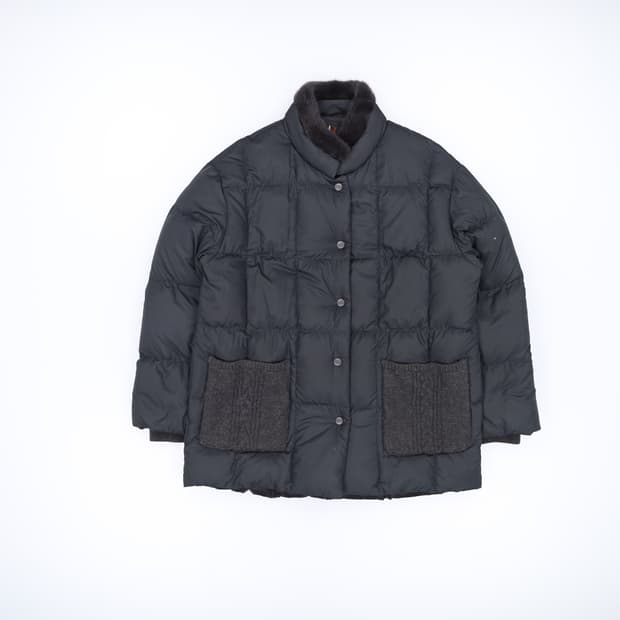 [85-160] 닥스 천연밍크 모 구스다운 점퍼 자켓 1217J2