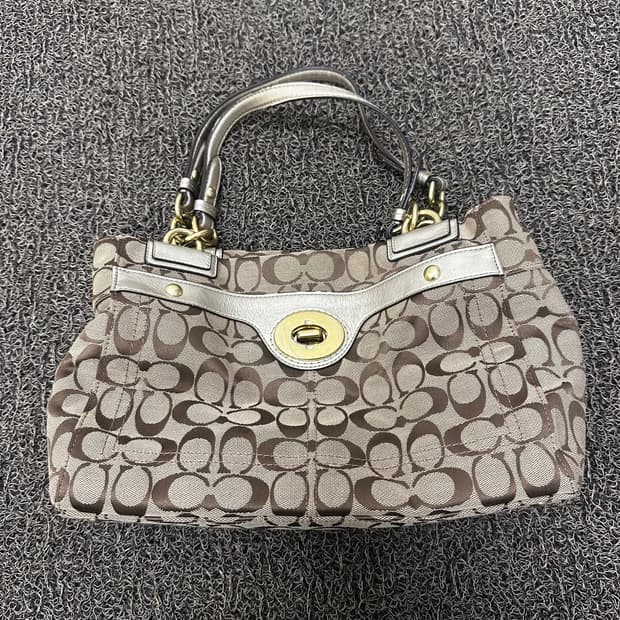 COACH 코치 시그니처 여성 토트백 숄더백 