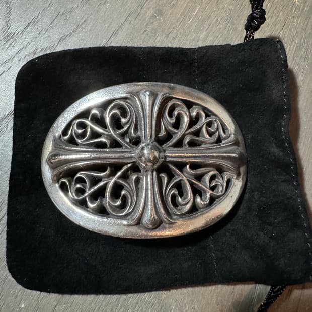 크롬하츠 오발 버클 1.5인치 (교)