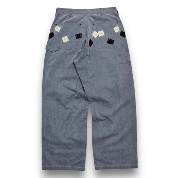 칼 헬무트 다중 패치 로고 카펜터 빈티지 팬츠