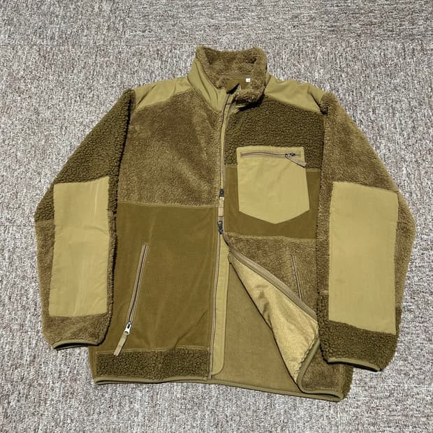 L) 엔지니어드 가먼츠 유니클로 플리스 후리스 집업 