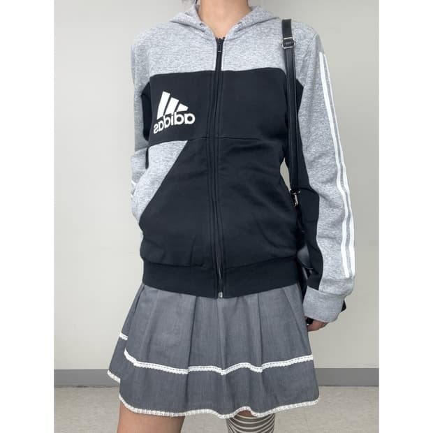 빈티지 아디다스 후드집업