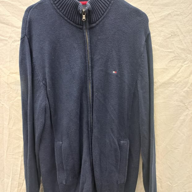 타미힐피거 집업 니트 남100