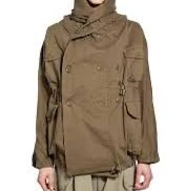 캐피탈 카츠라기 코튼 링 코트