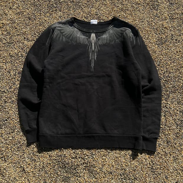 마르셀로불론 블랙 스웻셔츠 