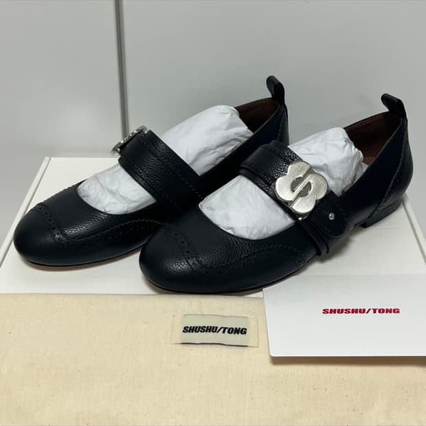 슈슈통 25ss 발레리나 메리제인 플랫슈즈 37