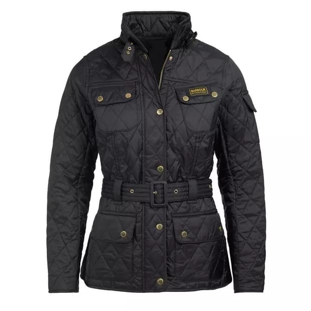 Barbour 바버 인터내셔널 폴라 퀼트 자켓 블랙 