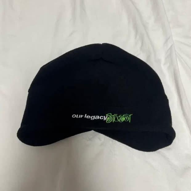 스투시 x 아워레가시 이어플랩 비니