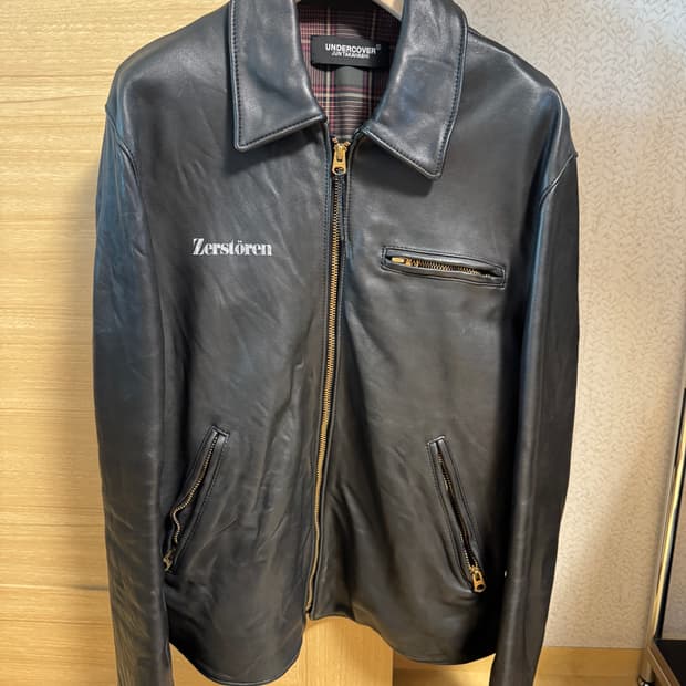 언더커버 21ss Zerstoren 가죽자켓 2