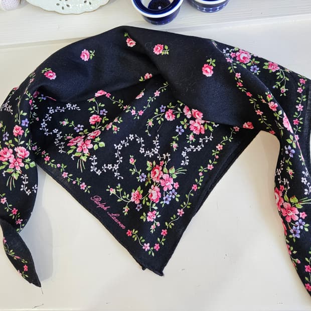 (Ralph Lauren 랄프로렌) 플라워 코튼 손수건