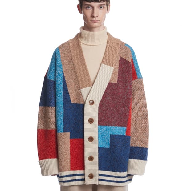 트렁크프로젝트 컬러믹스 울 가디건