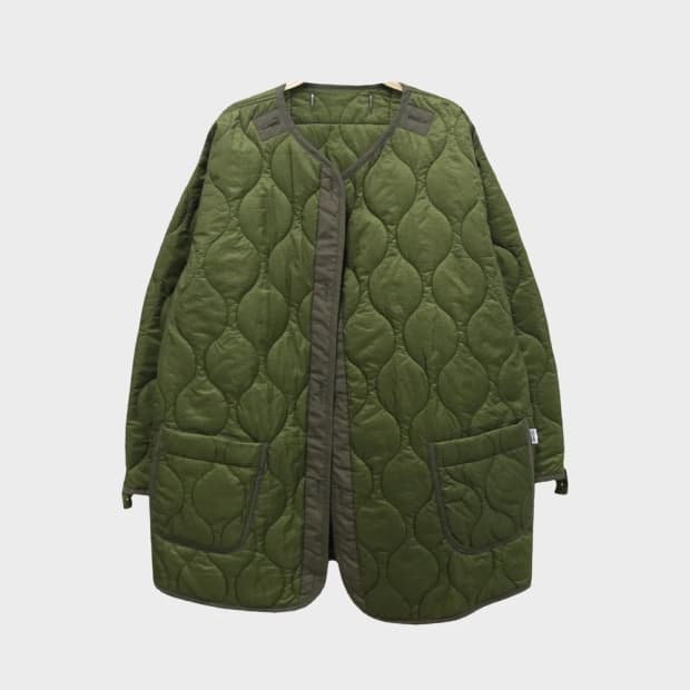 저널스탠다드 카키 깔깔이  점퍼 