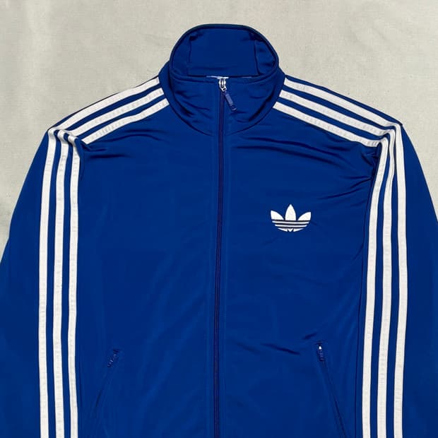 100 아디다스 파이어버드 블루 트랙탑