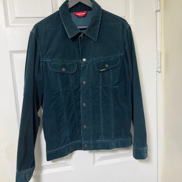슈프림 13fw 코듀로이 자켓 L