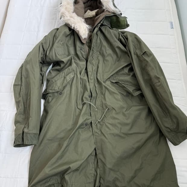 미군 오리지널 m-65 개파카 피쉬테일