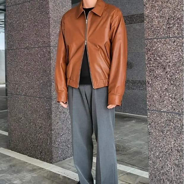 도프제이슨 램스킨 가죽 자켓 XL