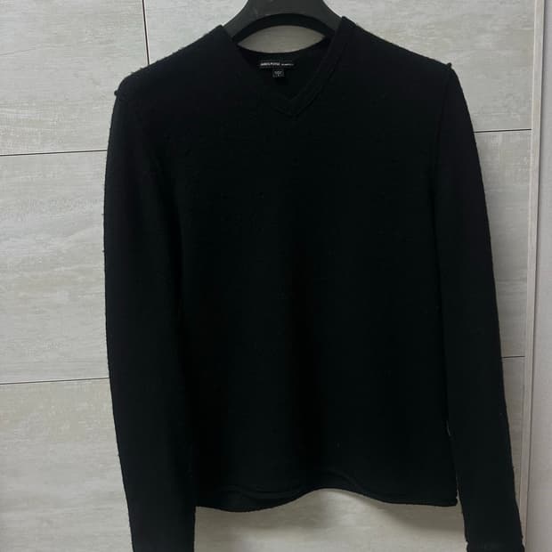 제임스펄스 캐시미어 브이넫 니트 1 블랙 