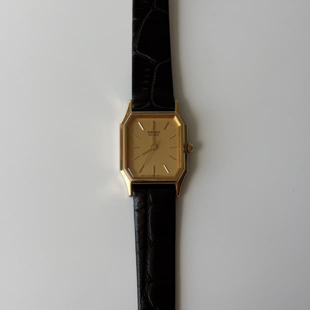 1980s Gold Tank Ladies Quartz