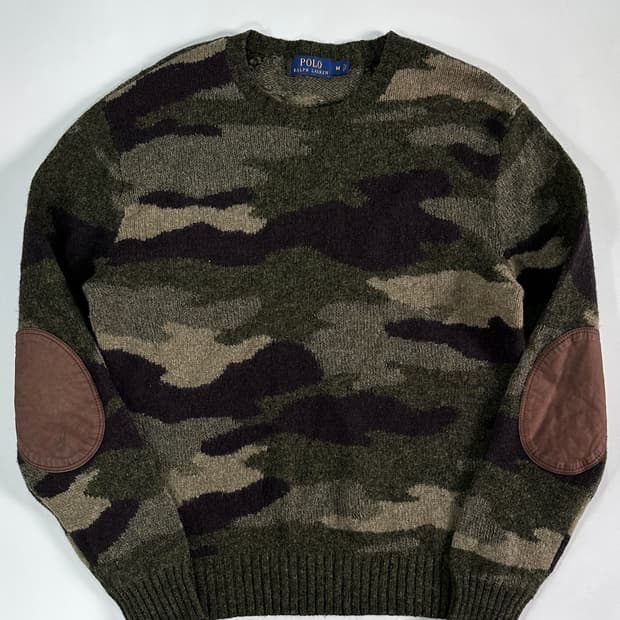 폴로 랄프로렌 카모 울 니트 (va.44)