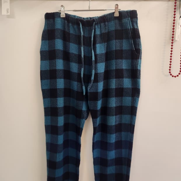 SOUTH2WEST8 플레이드 트윌 아미 스트링 팬츠