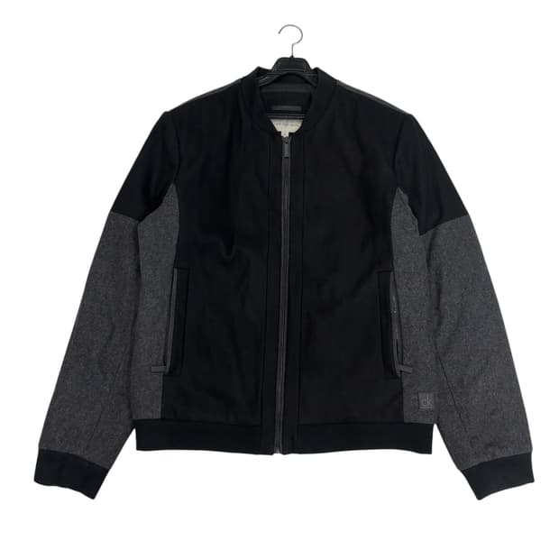 캘빈클라인 울 누빔 봄버 자켓