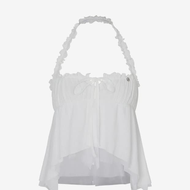 새상품 페인오어플레져 달링탑 화이트