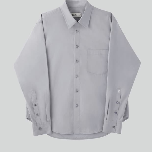 [새상품]RECTO gigo oversized cotton shirt S