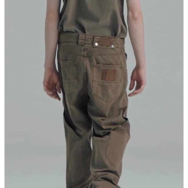 플라스틱 프로덕트 calf pocket pnats 브라운 M