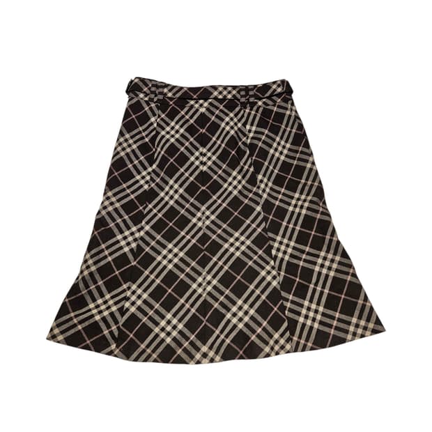 버버리 체크 스커트[36]