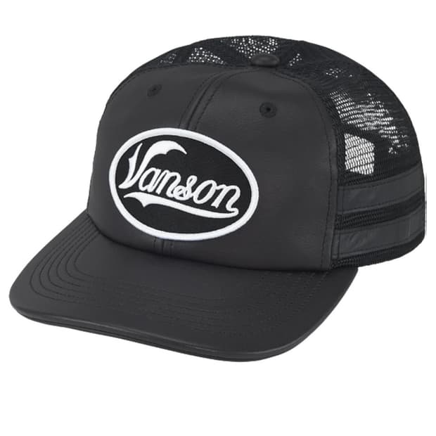 슈프림 밴슨 레더스 메쉬 백 6 패널 블랙