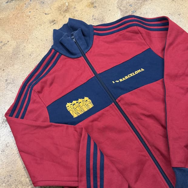 [정품/M] 아디다스 바르셀로나 트랙탑 풀집업 져지 b10